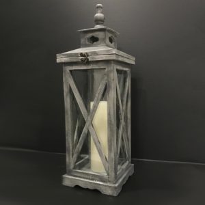 Jasmine & Stone Party Prop Hire Antique Grey Lantern